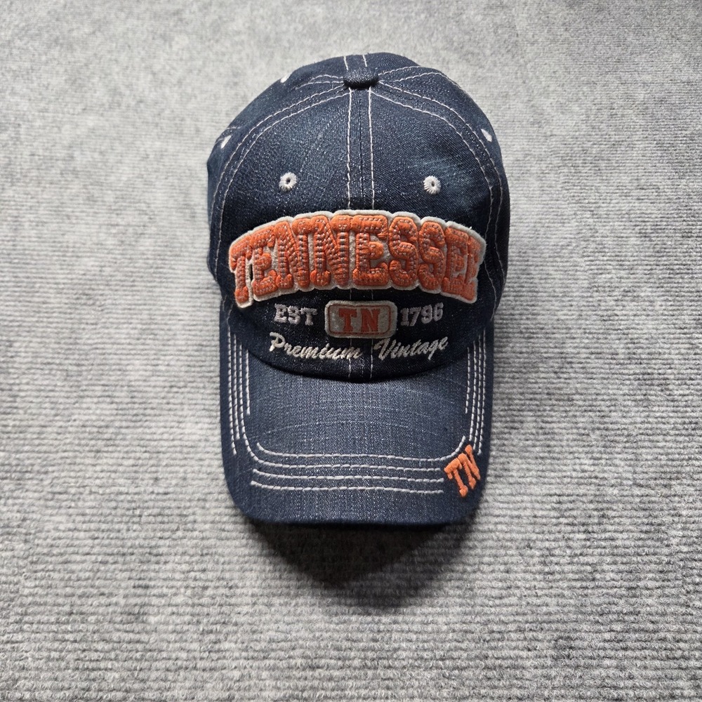 Tennessee Est. 1796 Hat Republic Adjustable Size Blue Denim Cap Hat Volunteers